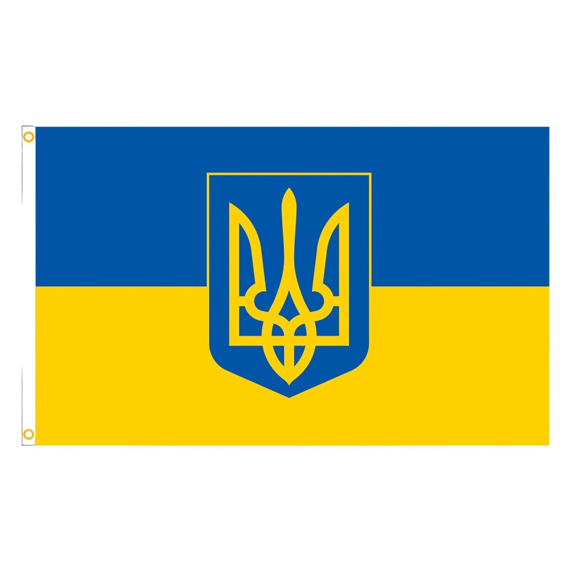 Ukraine 50# flag 90 * 150cm 3 * 5ft