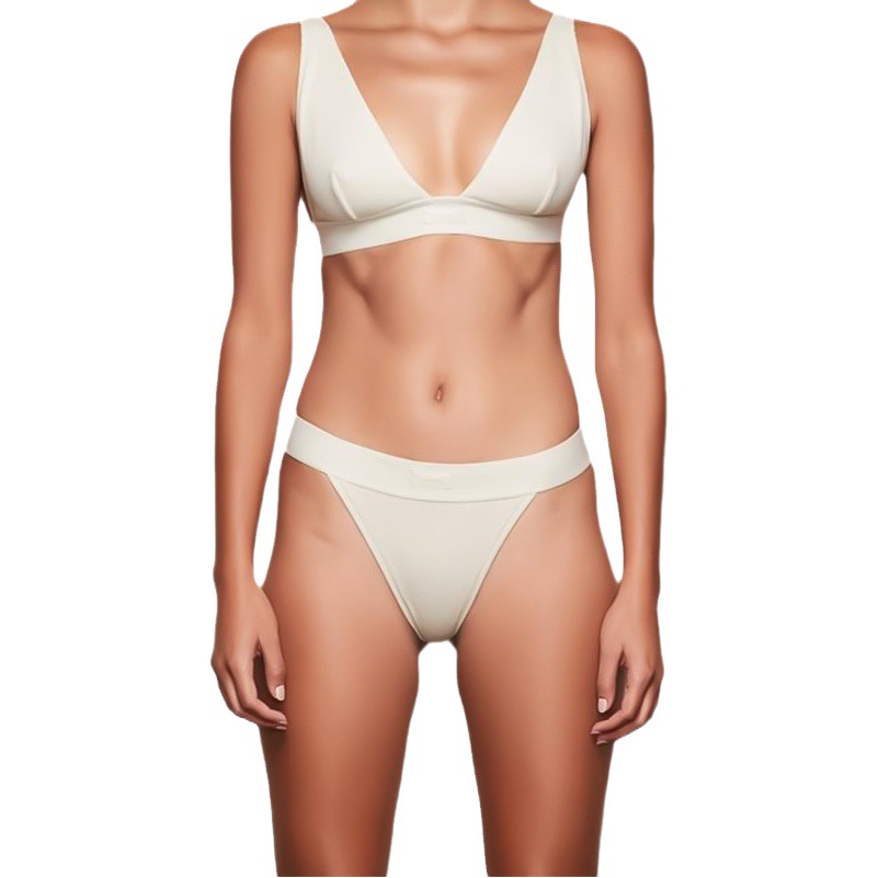 Underwear cotton women's high waist without side seam ladies cotton European and American invisible thong sexy wholesale a generation of hair
