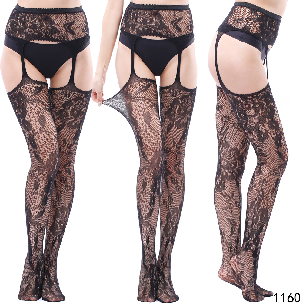 Picture of Sexy Underwear Sexy Large Size Garter Belt High-end Thickened Sexy Women's Sexy Silk Stockings Sling Belt Pantyhose