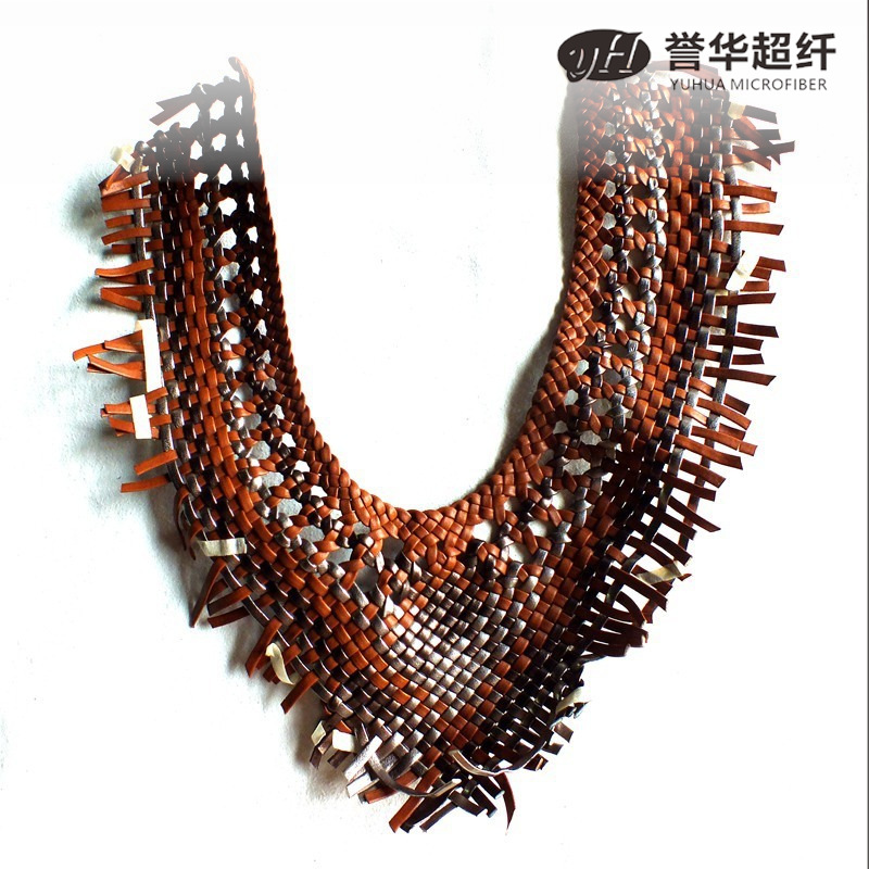 Upper belt blanket Microfiber leather woven Yuhua microfiber suede leather woven on-demand custom specifications