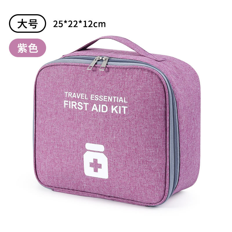 Picture of Portable Emergency Kit, Outdoor Car-Mounted Medicine Kit, Household Emergency Kit, Large-Capacity Epidemic Prevention Medicine Storage Bag