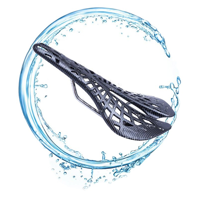 Bicycle Spider Cushion Carbon Fiber Pattern Cushion Bicycle Saddle Ultra Light Road Saddle Dead Flying Saddle Riding Equipment