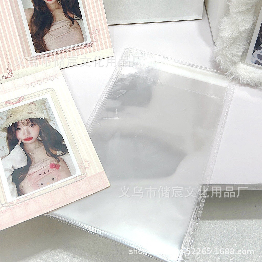 Picture of Original Summer Seaside Folding Folding Card High Color Value Small Card Packing Material DIY Greeting Card Message
