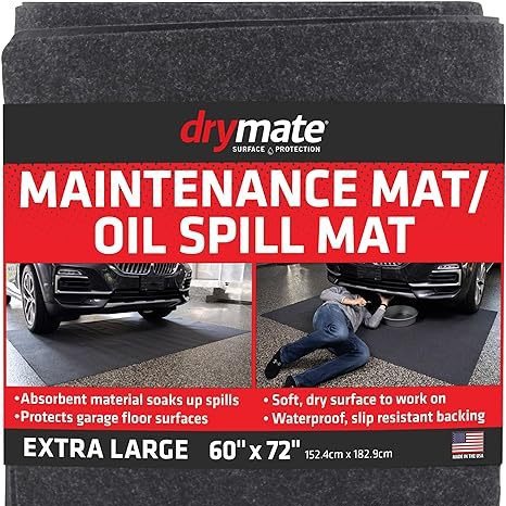 Amazon Cross-border Felt Floor Mat Garage Water-absorbent and Oil-proof Car Repair Mat Non-slip Anti-overflow Mat Trunk Mat