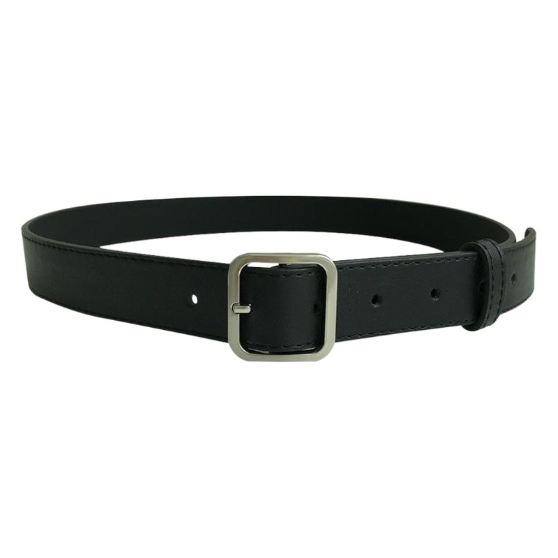 South Korea ulzzang New Casual All-match Retro Metal Square Buckle Belt Women's Simple Decorative Jeans Belt