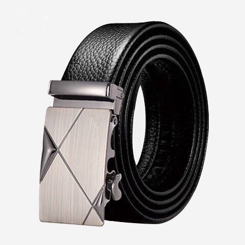 Picture of Men's belt automatic buckle litchi pattern belt business gift online shop clothing accessories gift pants belt factory wholesale