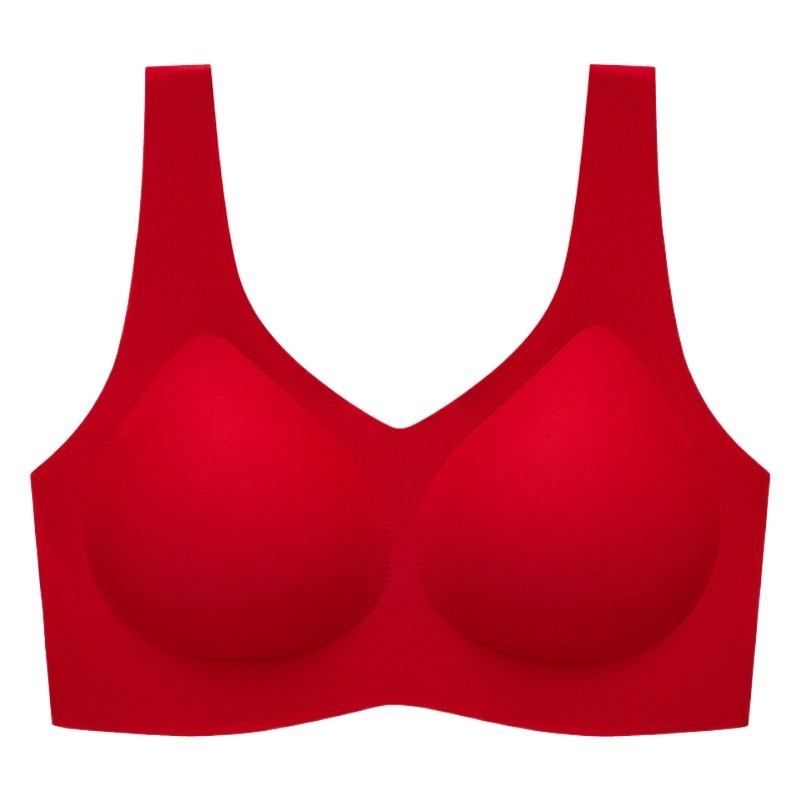Yunduo Shuxin's Same Style Bra Seamless Intimates Vest Style Sports Sleeping Bra Thin Non-Running Cup Machine Washable