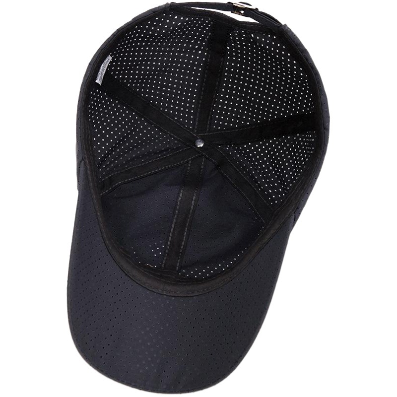Zhenyueqi summer new breathable perforated quick-drying cap men's fishing sunscreen baseball cap riding travel sports cap