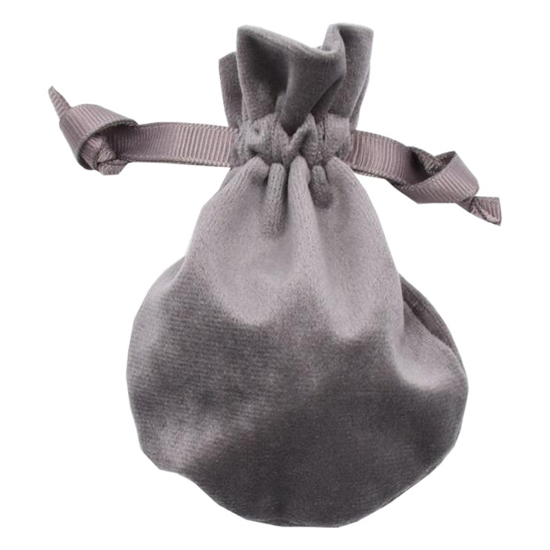 Factory Hot Jewelry Flannel Bag LOGO Gift Jewelry Bag Drawstring Flannel Bag
