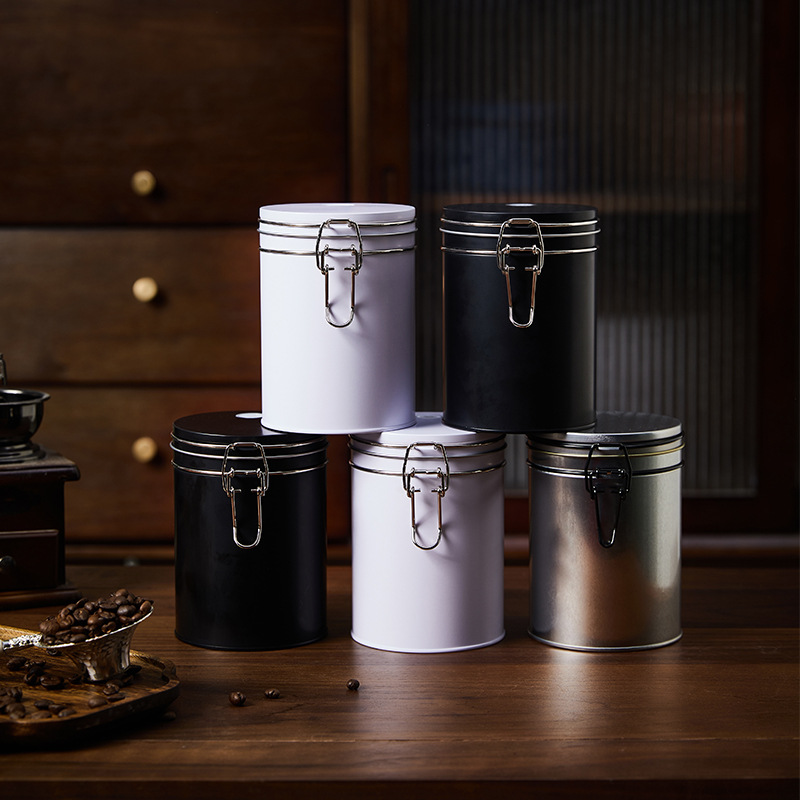 Coffee Can Little Dragon Ball Tea Can One-way Exhaust Sealed Can Green Tea Saffron Nut Tea Tea Coffee Powder Storage Can