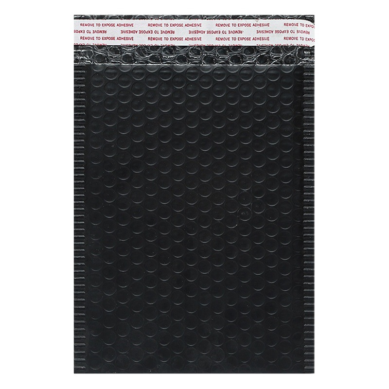 Spot Black Matte Co-Extruded Film Bubble Bag Composite Matte Packaging Bubble Bag Thickeneded Foam Express Bag