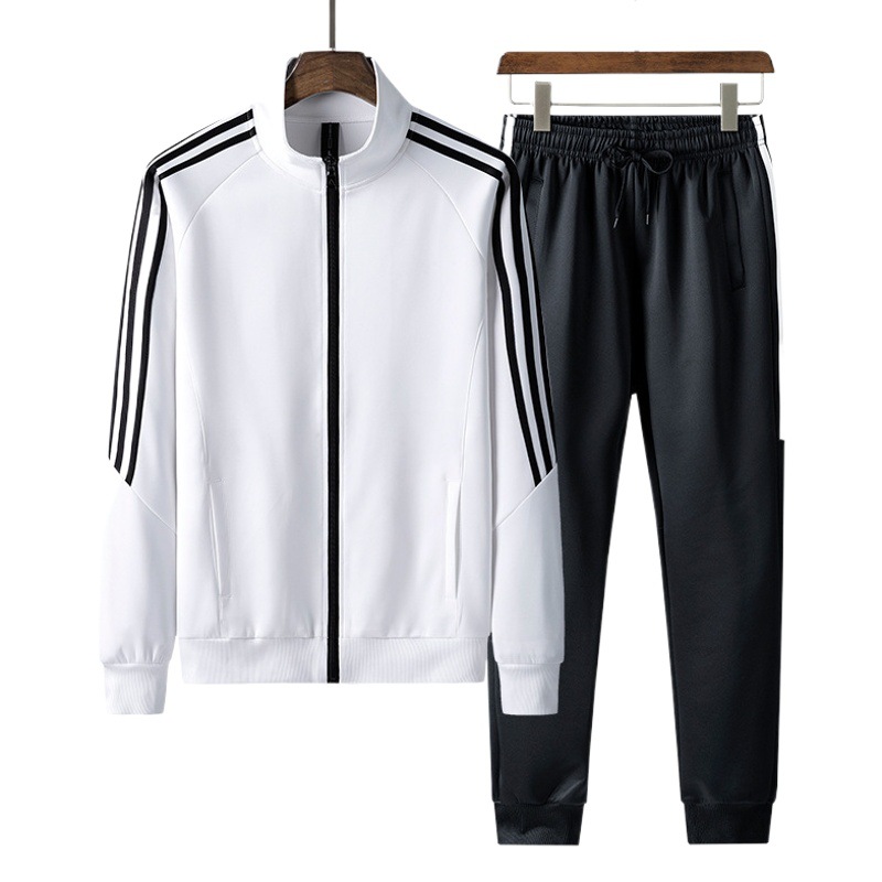 Sweatshirt Men's Autum Group Purchase Suit New Women's Casual Pants Three Stripes Spring and Autum Sports Suit Casual and Versatile