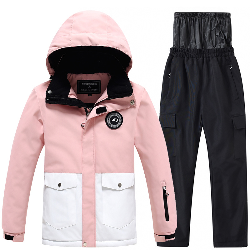 Picture of New Children's Ski Suit suit Boys and Girls Winter Outdoor Waterproof Warm Thickened Children's Ski Suit