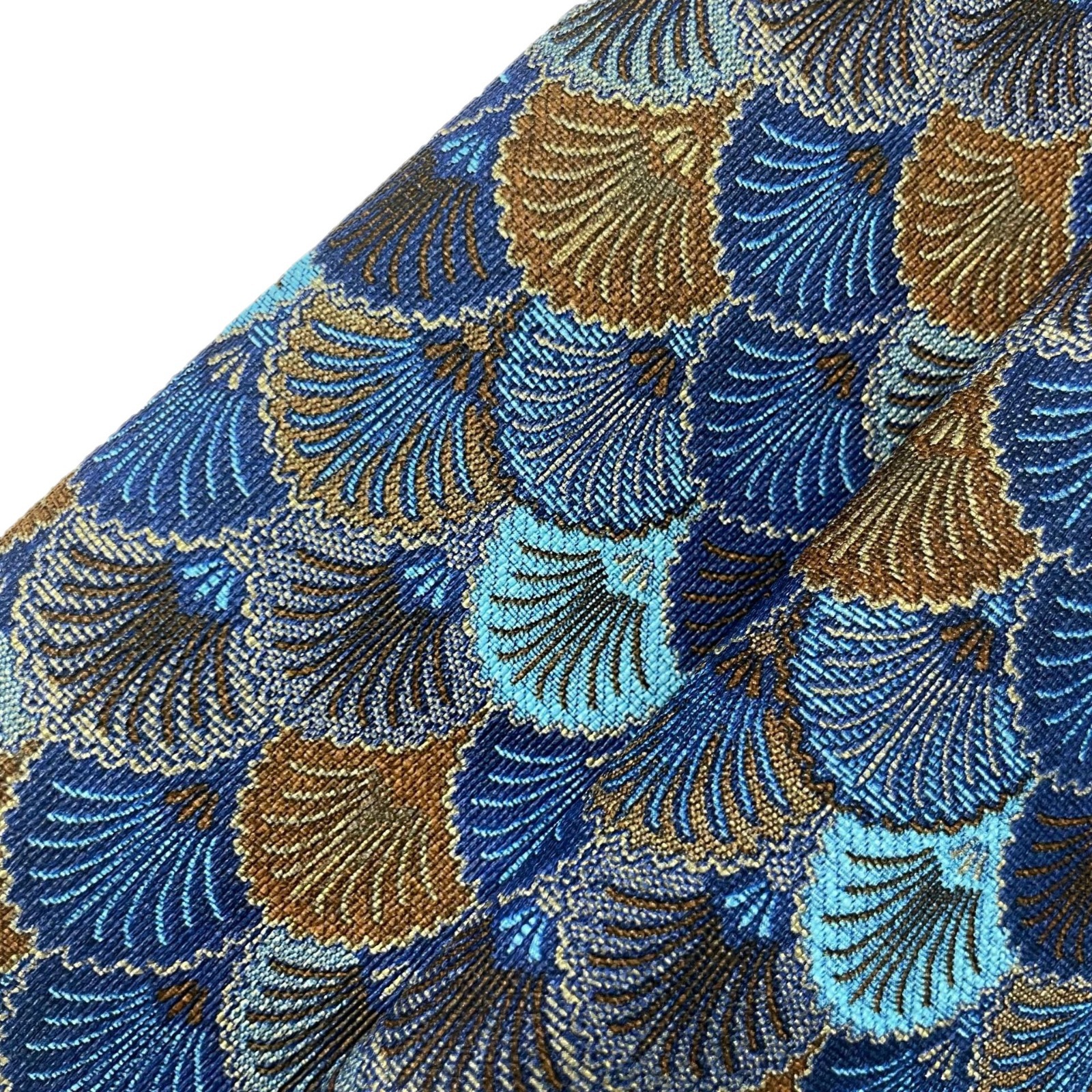 Picture of 0.6MMPVC Printed Leather Shell Flower Peacock Pattern Woven Bags Shoes Decoration Leather Fabric