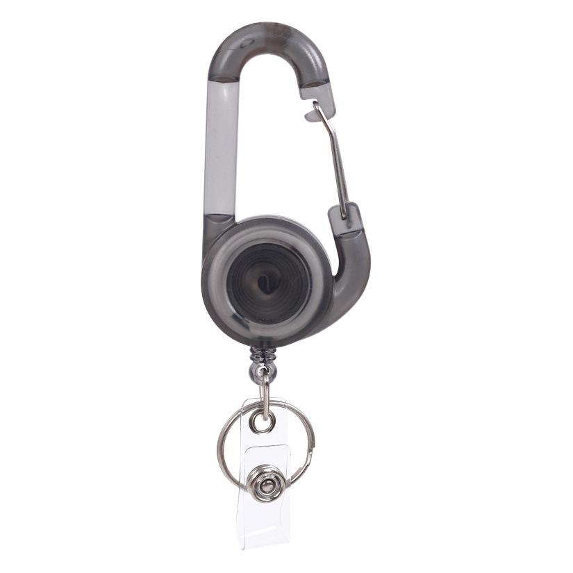 High resilience telescopic key ring anti-loss anti-theft telescopic key chain anti-loss key chain fishing luya easy pull buckle