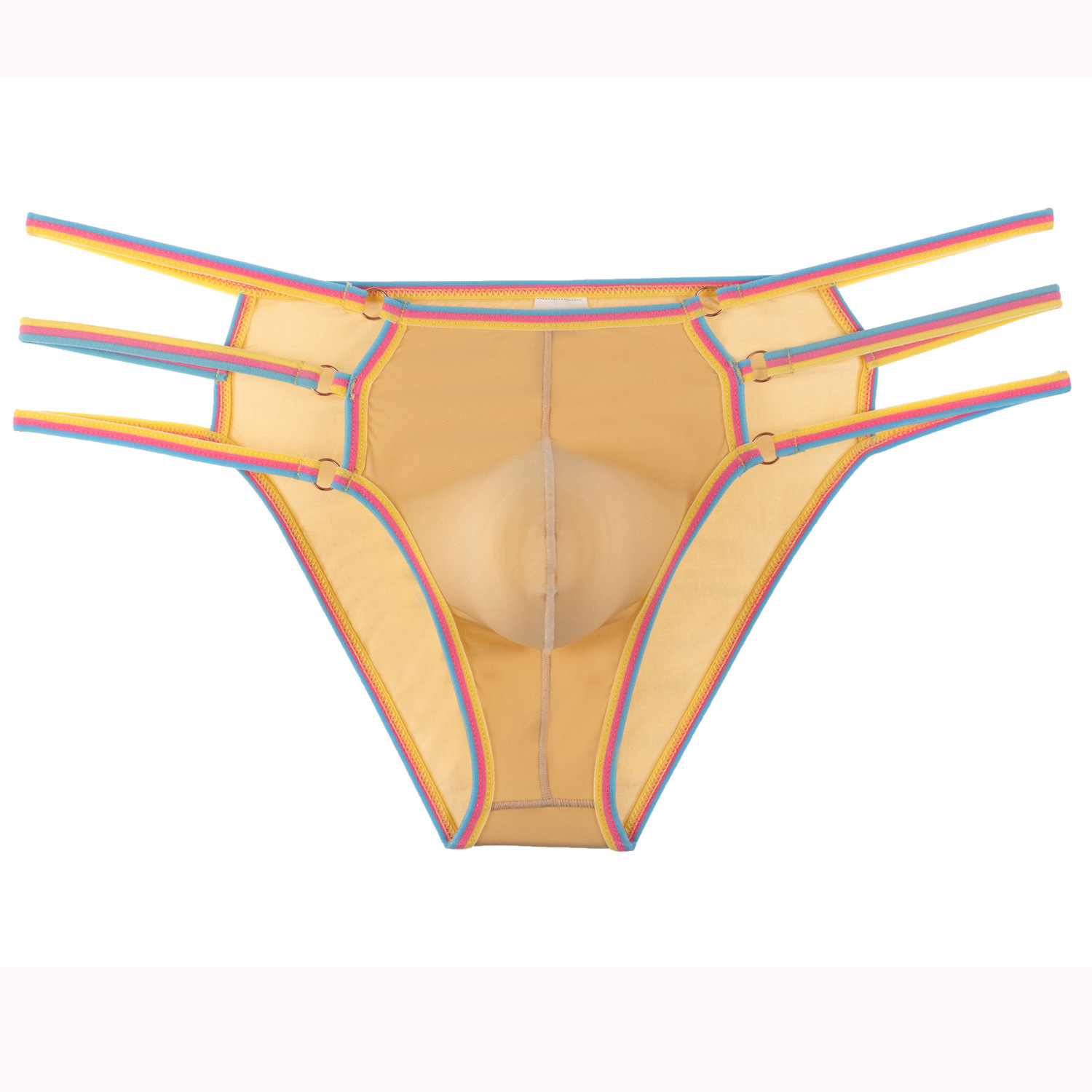 Picture of Foreign trade Men's sexy pants low waist Men's Ice Silk sexy small triangle mini underwear men's triangle underwear B887