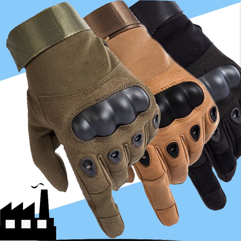 Tactical Gloves Blackhawk Long Finger Outdoor Sports Fitness Anti-Cut Outdoor Sports Riding Fishing Motorcycle Hand Wholesale