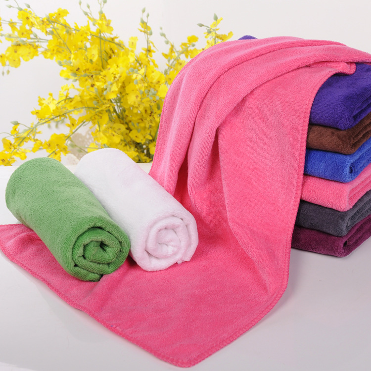 Microfiber towel 400g 35x 75 thick sanding super absorbent towel quick-drying towel wholesale LOGO