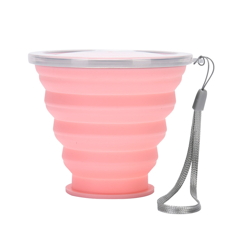 Picture of Silicone Foldable Cup, Large Diameter 320ml, Round Portable Cup, Factory Direct Sales Silicone Foldable Cup
