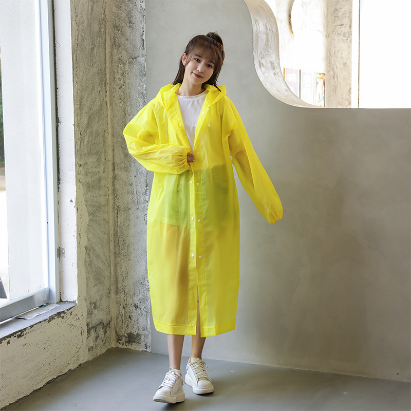 Picture of Non-Disposable Eva Unisex Outdoor Raincoat Drifting Travel Rainstorm-proof Thickened Portable Adult Raincoat