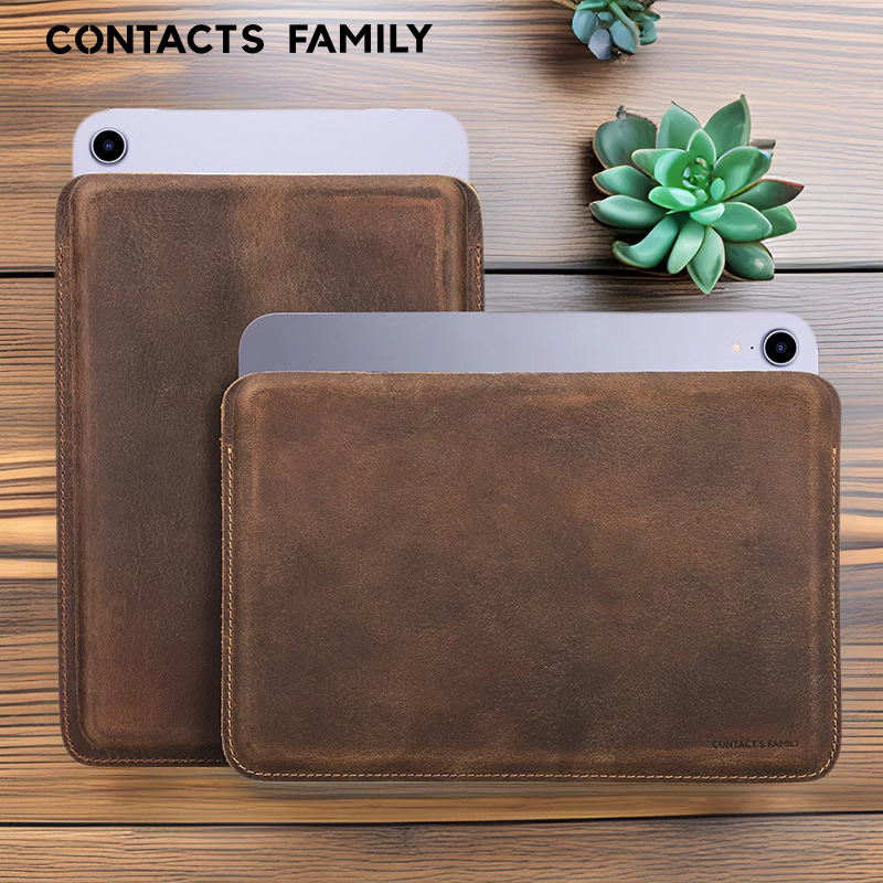 Picture of For the new iPadmini6 protective case crazy horse leather 7.9/ 8.3 inch simple mini flat leather in stock