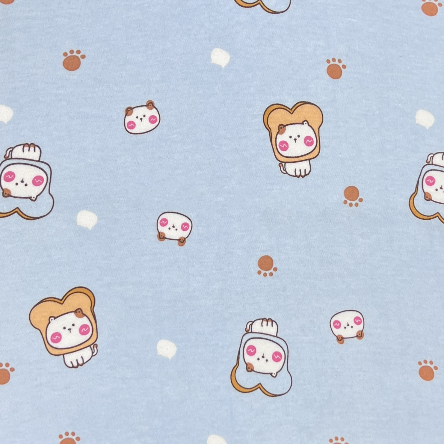 Picture of Baby Fabric 40S Cotton Printed Cotton Wool Knitted Double-sided Fabric Fabric Home Clothes Baby Clothes Fabric