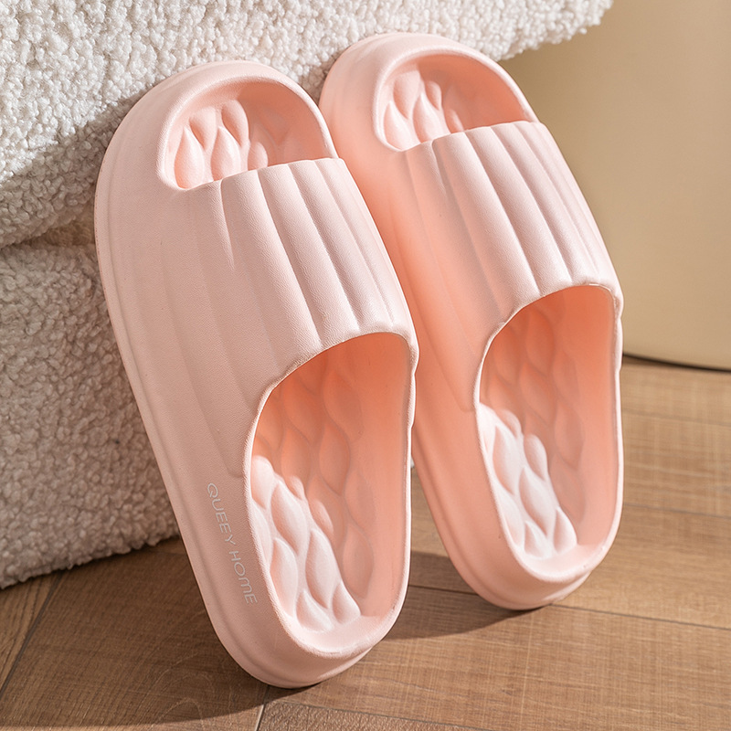 Picture of Clearance EVA slippers home odor and non-slip bathroom bathing and stepping on couple sandals wear outside in summer
