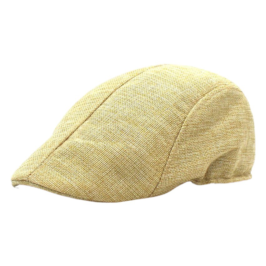 Mesh Beret Men and Women Vintage Cap Summer Breathable Outdoor Sun Hat Forward Cap Old Man Hat