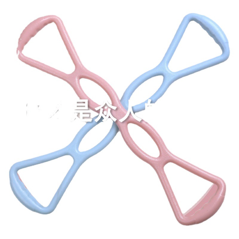 8-Shaped Tensioner Home Fitness Open Back Shoulder and Neck Supplies Female Yoga Elastic Stretch Belt Arm Training Equipment