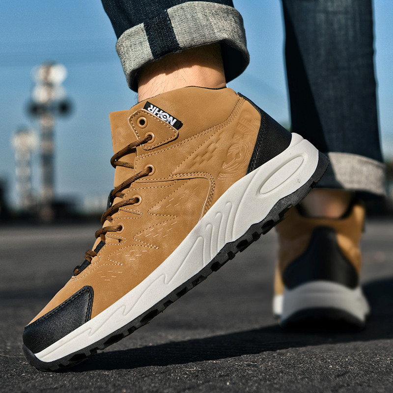 sports shoes men's shoes outdoor mountaineering sneaker spring and autumn new youth wear-resistant anti -2025 boots
