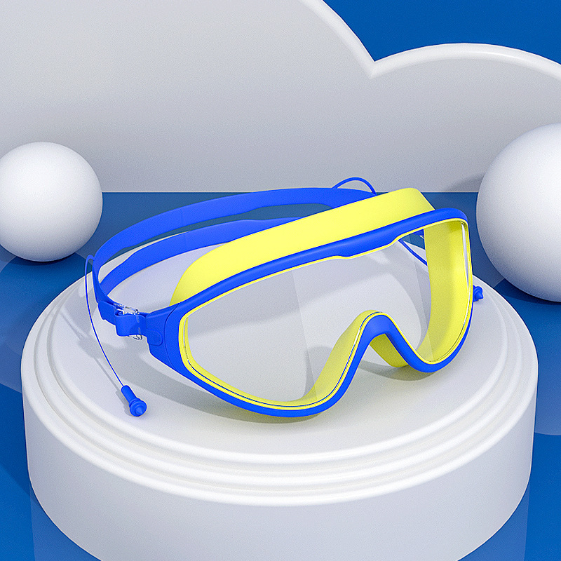 Picture of Professional diving swimming goggles adult men and women HD large frame waterproof anti-fog eye glasses swimming equipment wholesale