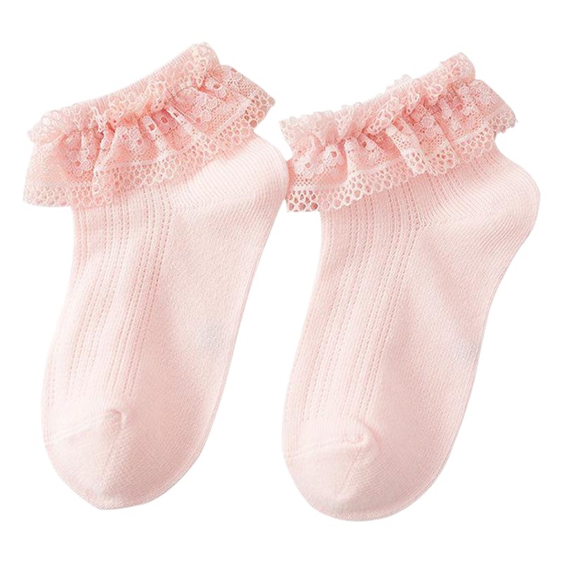 Picture of New Children's Lace Socks Spring and Summer Baby's Mesh Children's Socks Girls Lace Dance Socks Korean Fashionable Women's Socks
