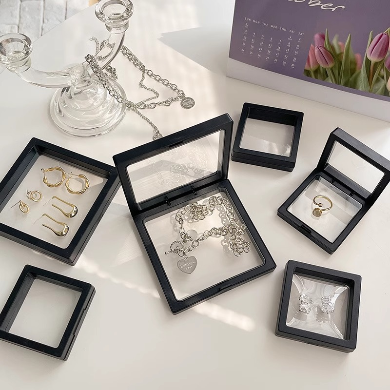 Yuanxia Jewelry Plastic Film Suspended Jewelry Box Anti-Oxidation Jewelry Storage Box Display Earrings Necklace Film