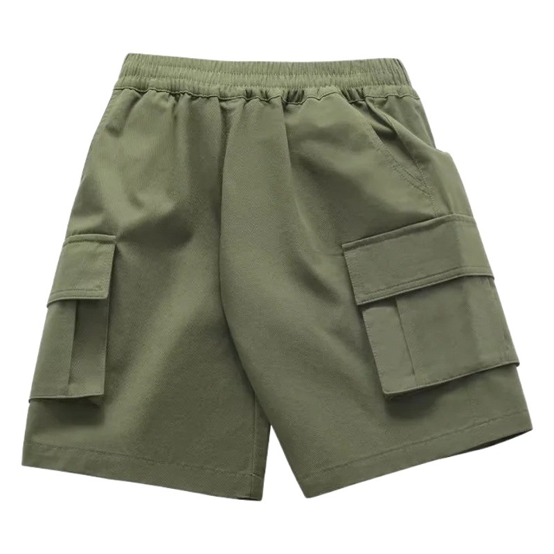 Children's Clothing Boys' Mid-Length Shorts Five-Point Pants Kids' Shorts 2025 New Style Big Kids' Sports Cargo Pants Cross-Border Hot Sale