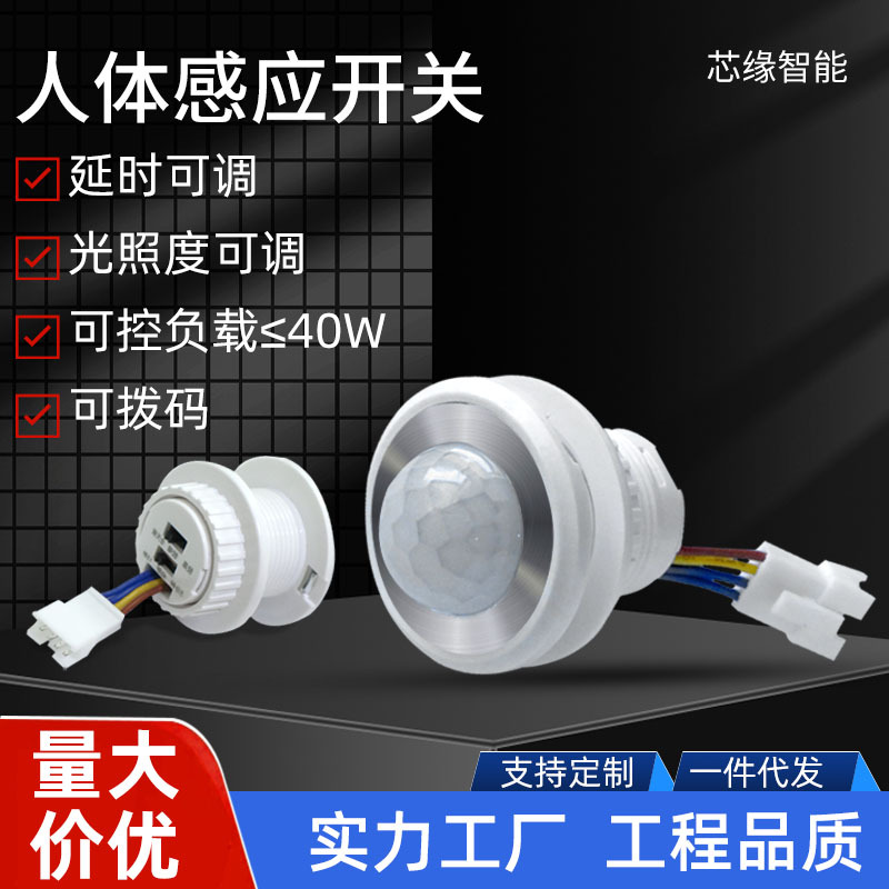Infrared Human Body Sensor Switch Wide Voltage Sensor Led Lamps High Voltage Pir Sensor Radar Sensor