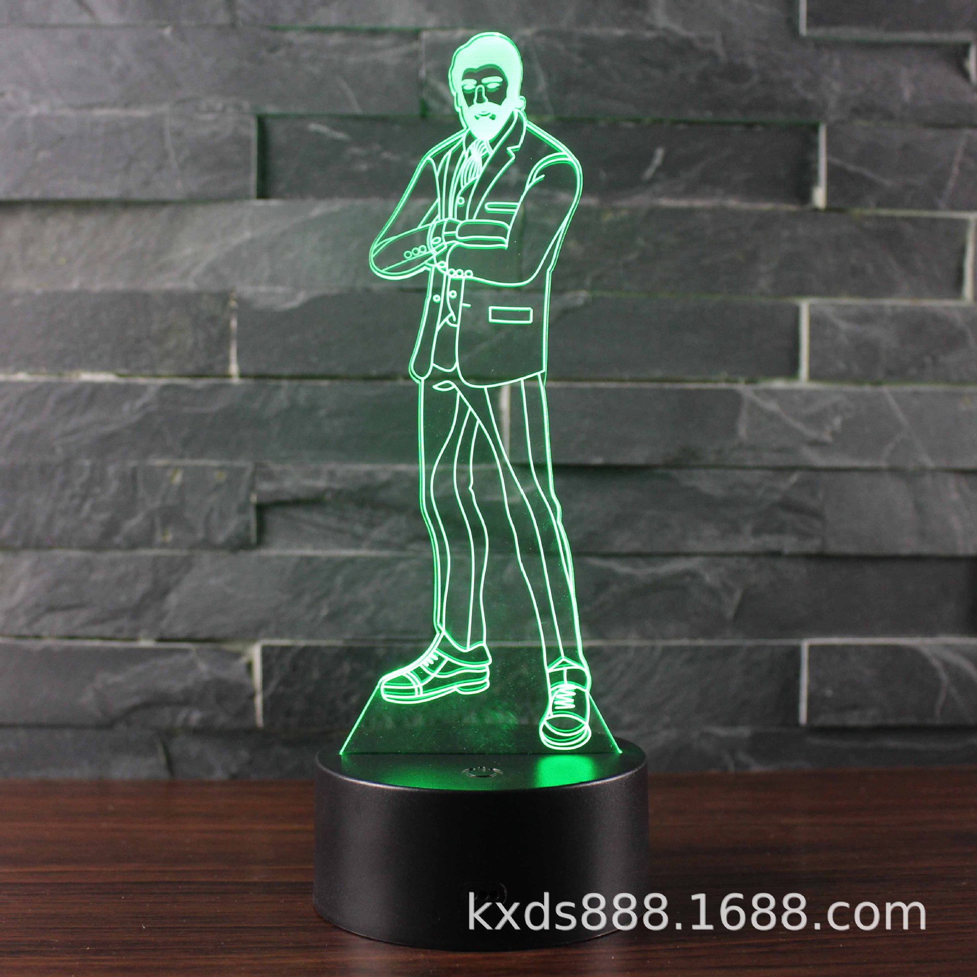 Picture of Kaixing Cross-border Exclusive Fortress Night Game Series 3D Nightlight LED Colorful Touch Remote Control Creative Table Lamp