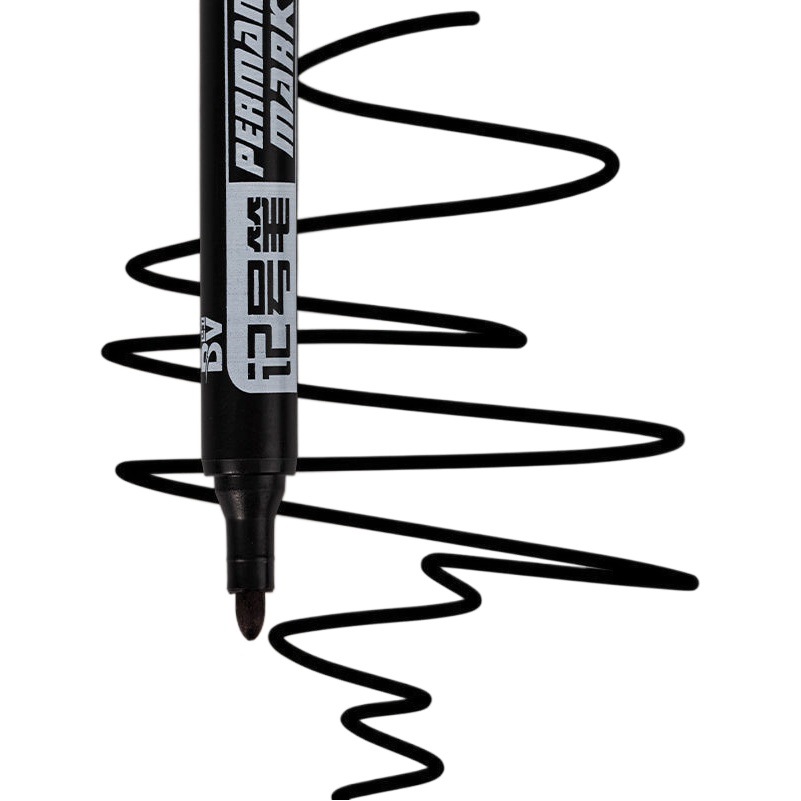 Marker wholesale oily big head pen water thick head Gou line Pen red blue black marker pen student whiteboard pen