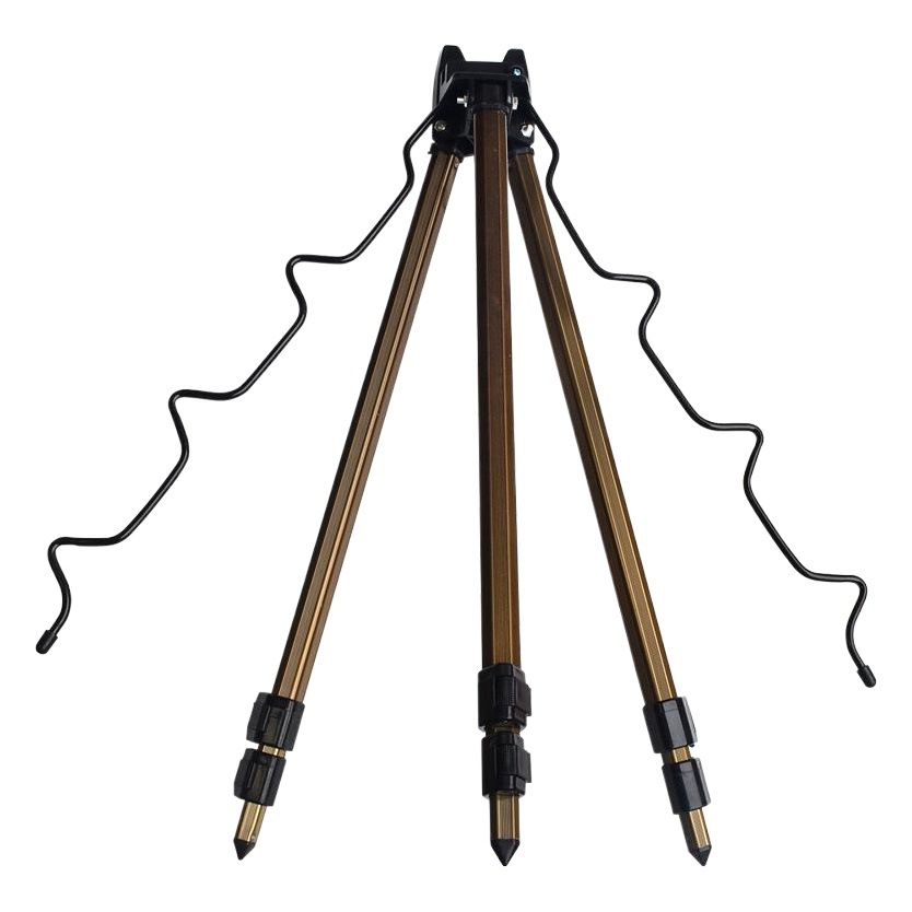 Fishing Gear Sea Rod Tripod Long-Range Casting Bracket Sea Rod Fishing Bracket Aluminum Alloy Fishing Rod Telescopic @