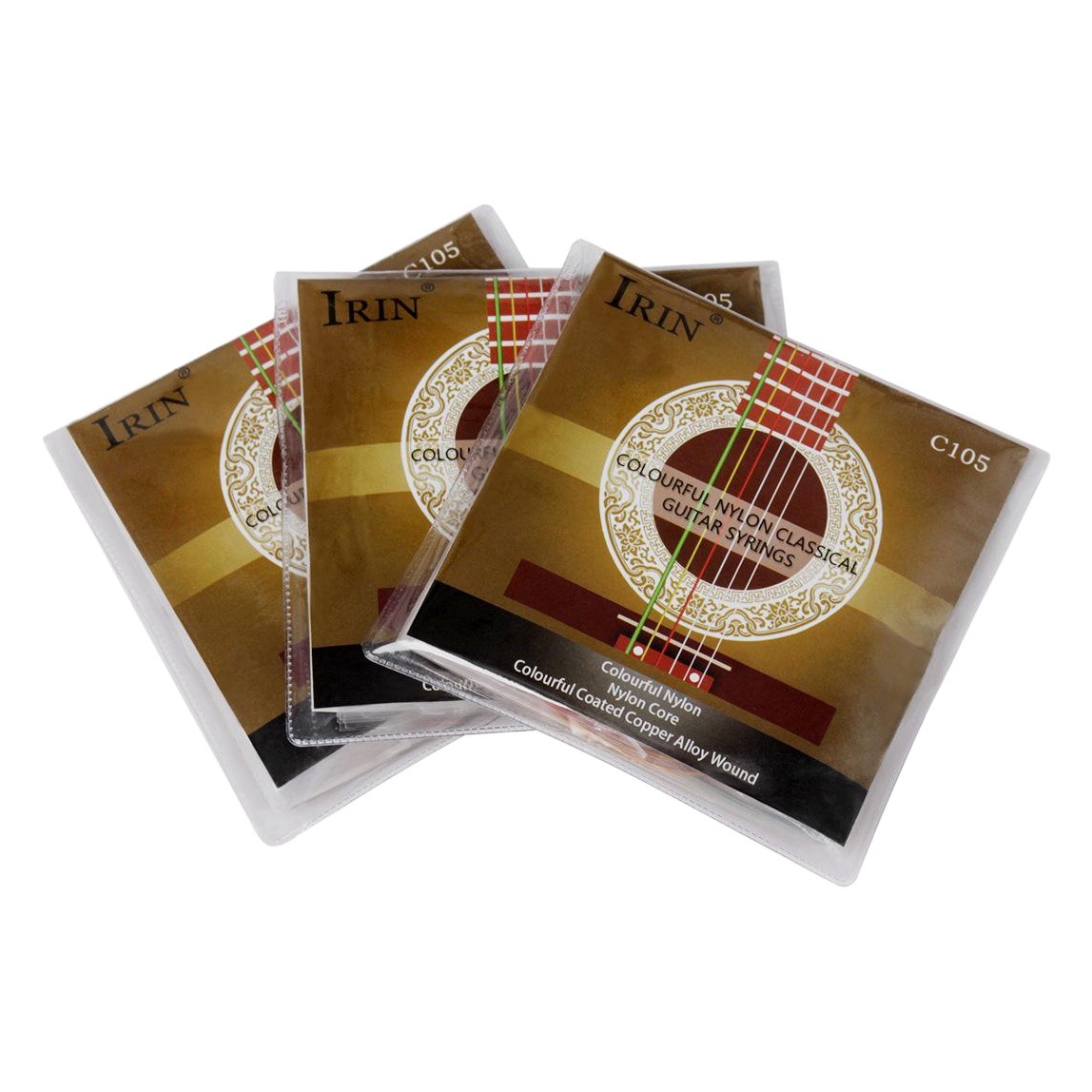 genuine goods IRIN Strings Classical Guitar Strings C105 Colorful Set String Guitar Stringed Instrument Accessories Lots of in stock