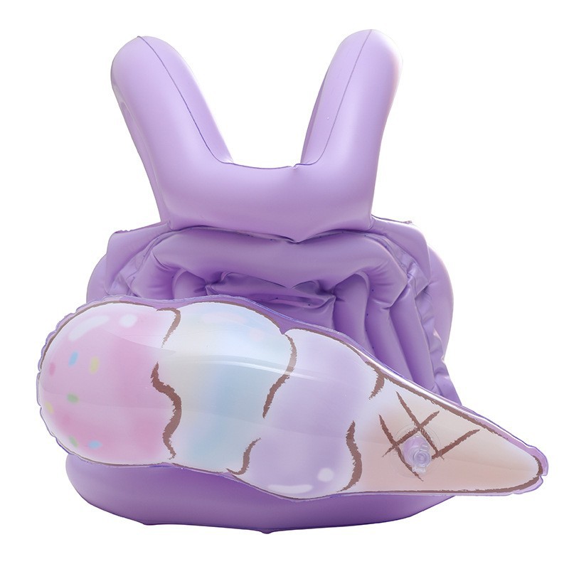 Picture of abc inflatable swimsuit children's pvc inflatable safety vest thickened large buoyancy children's swimming leak-proof swimsuit