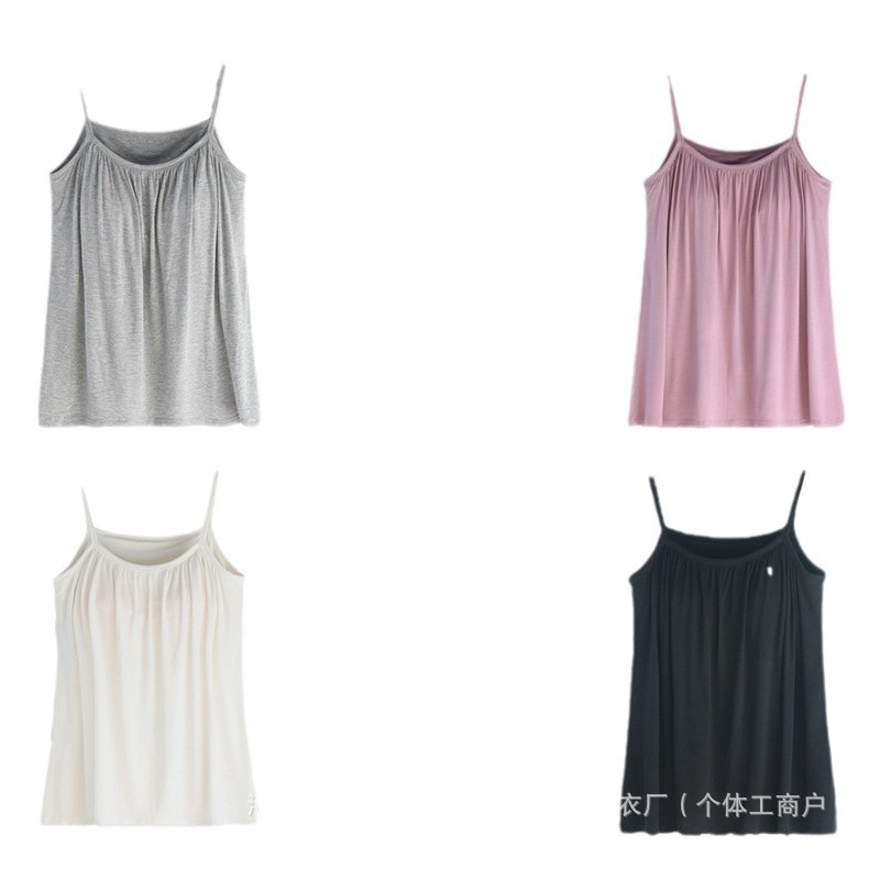 Picture of Cross-border Pregnant Women's Sling Women's Vest Belt Chest Pad Wear-free Bra One-piece Breastfeeding plus size Underwear Loose Inner Wear T-shirt