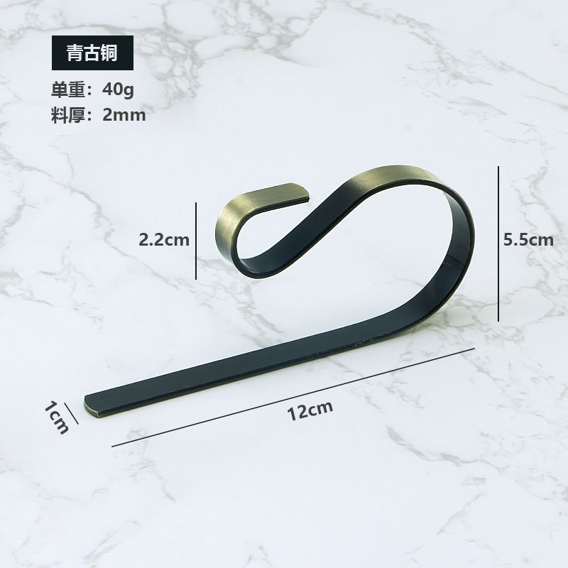 Picture of Cross-Border Wholesale Metal Hooks Christmas Stocking Hooks Christmas Fireplace Hooks Multi-Purpose Metal Hooks Manufacturers Ready for Direct Sales