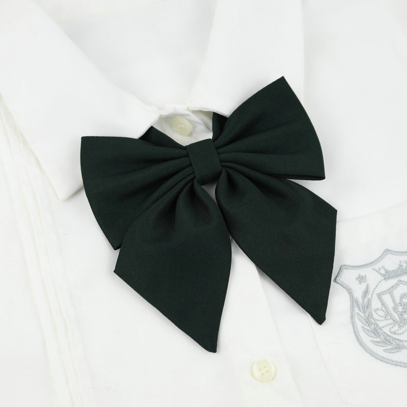 Picture of JK Uniform College Style Solid Color Female Student Bow Tie School Uniform Japanese Style Seikan Suit Bow Red Roots