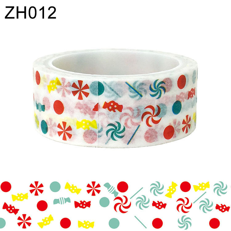 Picture of Manufacturers cross-border a generation of cartoon Christmas festival DIY decorative stationery color hand account stickers and paper tape