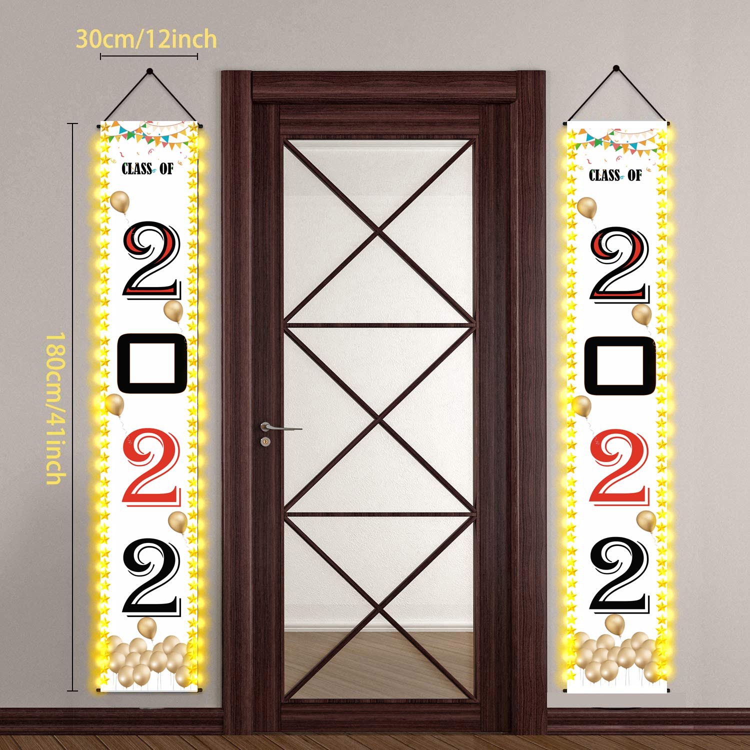 Picture of Cross-border LED light luminous graduation porch sign string light flash door couplet graduation season couplet door ornaments in stock