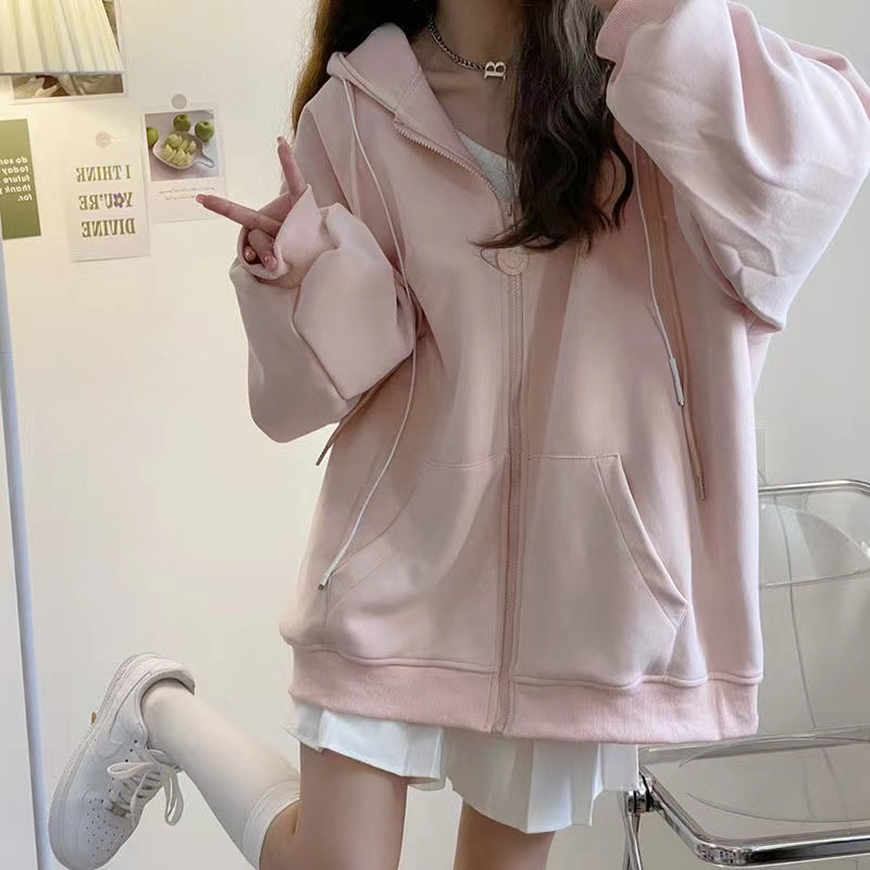 Women's Sweater Spring and Autumn Thin Coat Trendy Student Loose Cardigan Top