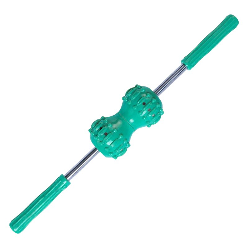 Massage Stick, Muscle Relaxation, Tendon Rolling Stick, Waist and Leg Massage, Yoga Massager, Meridian Double Ball, Deep Health Care