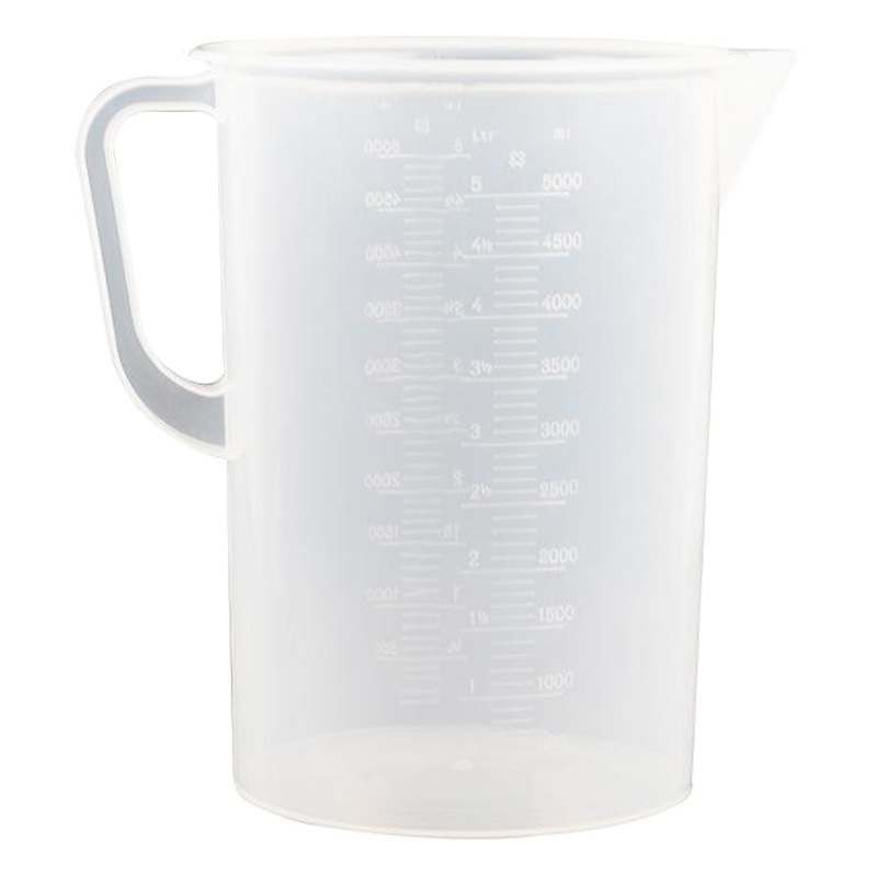 Thickened Plastic Measuring Cup 5000 3000 2000 1000 500ml250 Measuring Cylinder Graduated Cup Beaker ml Cup