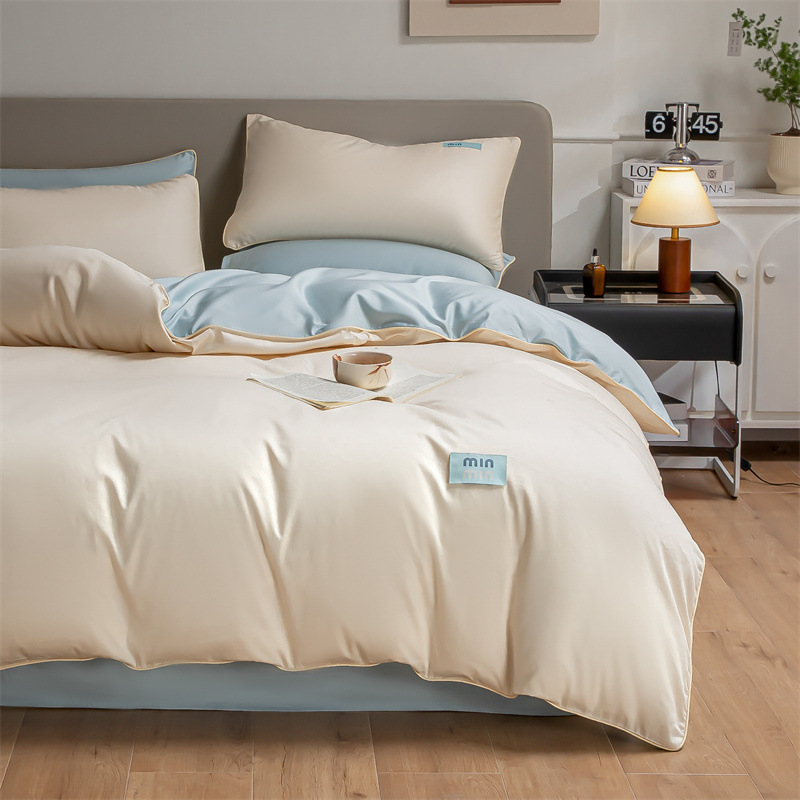 Xinjiang long-staple cotton bed four-piece cotton cotton bed sheet quilt cover bedspread light luxury high-grade bedding