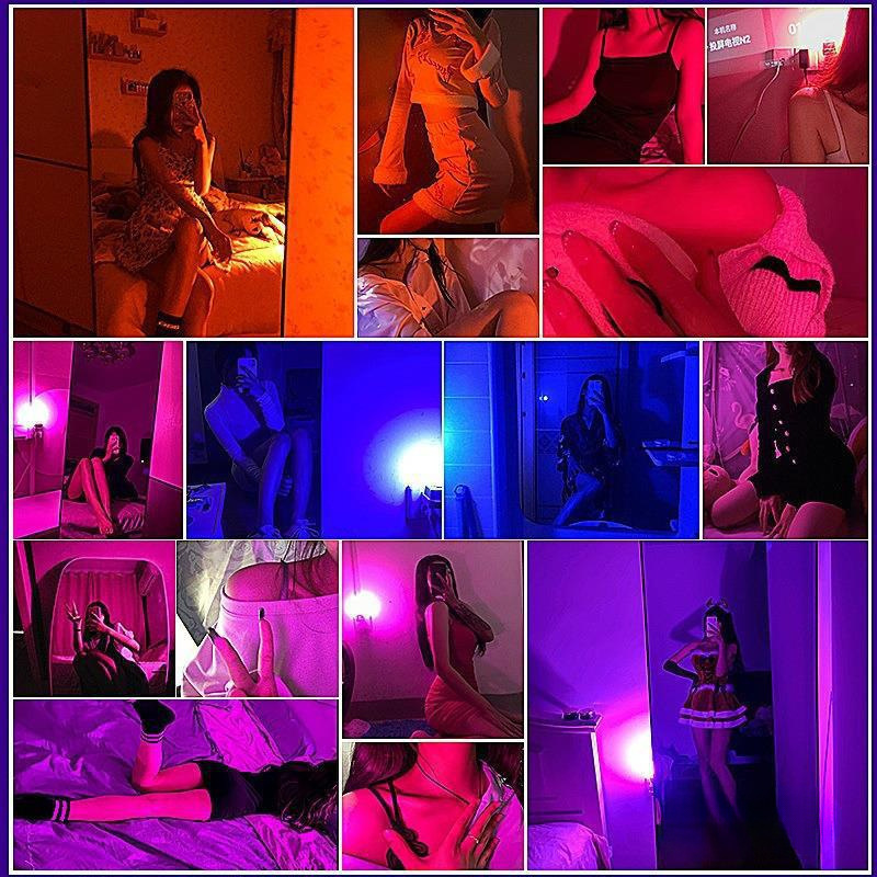 Couple Room Atmosphere Lamp, Bedroom Mood Lamp, Flirting Night Light, Romantic Couple Internet Celebrity Room Remote Control Gas